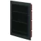 ELMARK EC63054NE EC630 FLUSH MOUNT. ENCLOSURE 54 MOD. (3X18) BLACK