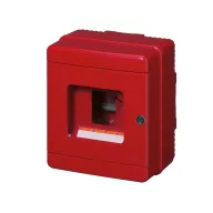   ELMARK EC64004 EC640 SURFACE ENCLOSURE 4 MOD.(1X4) +LOCK IP65 RED