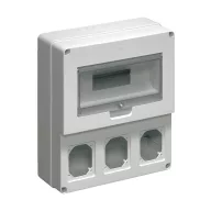   ELMARK EC69024 INDUSTRIAL BOARD FOR 3 HORIZONTAL SOCKETS, 12 MOD
