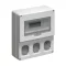 ELMARK EC69024 INDUSTRIAL BOARD FOR 3 HORIZONTAL SOCKETS, 12 MOD