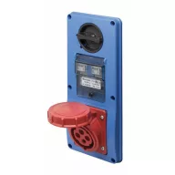   ELMARK EC690934F EC690 VERT.SOCKET 3P+E 16A SWITCH FUSE HOLDER IP65