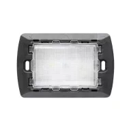   ELMARK ECL4067S LED EMERGENCY LIGHT FLUSH MOUNTING 3 MODULES WHITE
