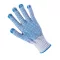 ELMARK M081001 KNITTED WORK GLOVES PLOVER WHITE/BLUE