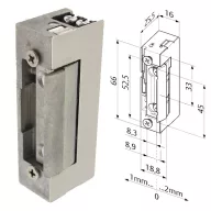 ELMARK M160133 ELECTROMAGNETIC STRIKE PLATES 8-16V AC/DC