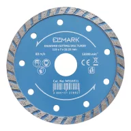   ELMARK M516312 TURBO GYÉMÁNT VÁGÓKORONG, TÉGLA, KŐ ÉS BETON 125?22.2mm